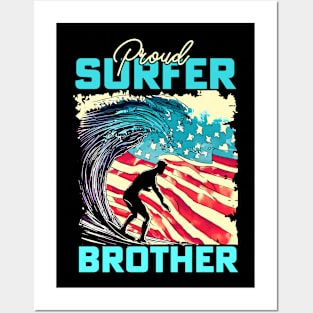 Proud Surfer Brother Posters and Art